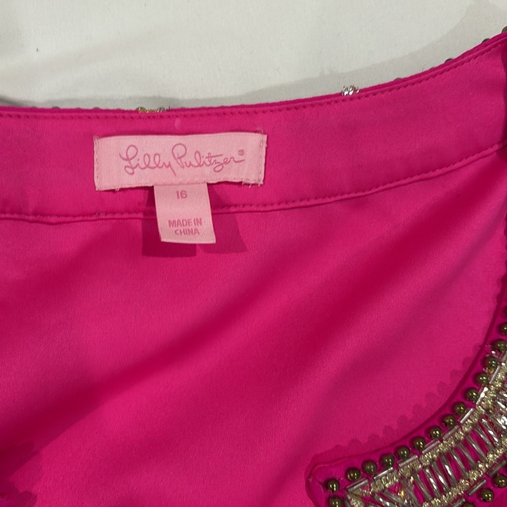 NWOT Lilly Pulitzer Amory silk dress size 16 - Picture 2 of 6